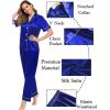 image:imageSWOMOG Couples Pajamas Sets Women amp Men Satin Short Sleeve Sleepwear Button Down Loungewear Pjs Set with Long PantsBlue