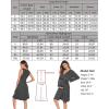 image:imageSWOMOG Women Maternity Nursing Gown and Robe Set 3 in 1 Labor Delivery Nursing Nightgown for Breastfeeding Hospital BathrobeDark Grey