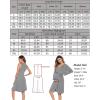 image:imageSWOMOG Women Maternity Nursing Gown and Robe Set 3 in 1 Labor Delivery Nursing Nightgown for Breastfeeding Hospital BathrobeGrey