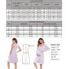 image:imageSWOMOG Women Maternity Nursing Gown and Robe Set 3 in 1 Labor Delivery Nursing Nightgown for Breastfeeding Hospital BathrobeLilac