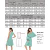 image:imageSWOMOG Women Maternity Nursing Gown and Robe Set 3 in 1 Labor Delivery Nursing Nightgown for Breastfeeding Hospital BathrobeSage Green