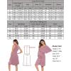 image:imageSWOMOG Women Maternity Nursing Gown and Robe Set 3 in 1 Labor Delivery Nursing Nightgown for Breastfeeding Hospital BathrobeTaro Purple