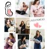 image:imageSWOMOG Maternity Nursing Robe Set 3 Piece Postpartum Breastfeeding Pajamas 3 in 1 Hospital Labor Delivery Pregnancy PjsTaro Purplepants