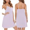 image:imageSWOMOG Womens Maternity Robe 2 Piece Nursing Nightgown for Breastfeeding 3 in 1 Labor Delivery Nursing Dress Lace BathrobeLilac