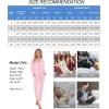 image:imageSWOMOG Womens Pajamas Set Long Sleeve Sleepwear Button Down Nightwear Soft Joggers PJs Sets with Pockets Lounge SetsPink
