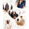 image:imageSWOMOG Matching Pajamas for Couples Satin Short Sleeve Sleepwear WomenMen Silk Soft Button Down Nightwear 2 Pcs LoungewearLeopard