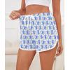 image:imageSWOMOG Womens Pajama Shorts Elastic Waist Sleep Shorts Women Comfy Lounge Pants Soft Pj Shorts with Pockets SXXLBlue Monkey
