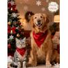 image:imageSWOMOG Couples Matching Silk Satin Pajamas Set Long Sleeve Sleepwear Soft Button Down Loungewear 2 Pcs Pj SetChristmas Red