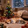 image:imageSWOMOG Family Christmas Matching Pajamas Sets Long Sleeve Pjs Holiday Sleepwear Women Men Soft Loungewear SetGray Black Plaid