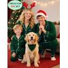 image:imageSWOMOG Family Christmas Pajamas Set Women amp Men Long Sleeve Pj Set Party Sleepwear ButtonDown Loungewear SetGreen