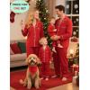 image:imageSWOMOG Family Christmas Pajamas Set Women amp Men Long Sleeve Pj Set Party Sleepwear ButtonDown Loungewear SetRed