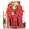 image:imageSWOMOG Family Christmas Pajamas Set Women amp Men Long Sleeve Pj Set Party Sleepwear ButtonDown Loungewear SetRed Christmas Deer