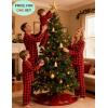image:imageSWOMOG Family Christmas Pajamas Set Women amp Men Long Sleeve Pj Set Party Sleepwear ButtonDown Loungewear SetRed With Black Grid