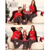 image:imageSWOMOG Family Matching Christmas Pajamas Sets MenWomen Plaid Pants Loungewear and Printed Long Sleeve PjsAcandy Cane