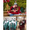image:imageSWOMOG Family Matching Christmas Pajamas Sets MenWomen Plaid Pants Loungewear and Printed Long Sleeve PjsZchristmas Tree