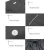 image:imageSWOMOG Matching Couple Christmas Pajamas Set Modal Long Sleeve ButtonDown Sleepwear Family Festival Party Xmas PJs SetsDeep Grey