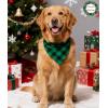 image:imageSWOMOG Matching Couple Christmas Pajamas Set Modal Long Sleeve ButtonDown Sleepwear Family Festival Party Xmas PJs SetsGreen With Black Grid