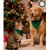 image:imageSWOMOG Matching Couple Christmas Pajamas Set Modal Long Sleeve ButtonDown Sleepwear Family Festival Party Xmas PJs SetsGreen With Black Grid