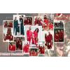 image:imageSWOMOG Matching Family Christmas Pajamas Set Long Sleeve Festival Party Pj Set ButtonDown SleepwearBig Green Plaid