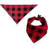 image:imageSWOMOG Matching Family Christmas Pajamas Set Long Sleeve Festival Party Pj Set ButtonDown SleepwearRed With Black Plaid