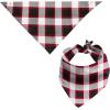 image:imageSWOMOG Matching Family Pajama Set Couple Christmas Printed Sleepwear Xmas Long Sleeve Lounge Set Men amp Women Pjs SetGray Black Plaid