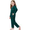 image:imageSWOMOG Matching Family Pajama Set Long Sleeve Christmas Pajama Button Down Holiday Sleepwear SetGreen