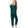 image:imageSWOMOG Matching Family Pajama Set Long Sleeve Christmas Pajama Button Down Holiday Sleepwear SetGreen