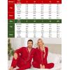 image:imageSWOMOG Matching Family Pajama Set Long Sleeve Christmas Pajama Button Down Holiday Sleepwear SetRed