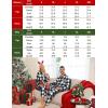 image:imageSWOMOG Matching Family Pajama Set Long Sleeve Christmas Pajama Button Down Holiday Sleepwear SetWhite Plaid