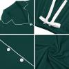 image:imageSWOMOG Men Pajamas Set Comfy Modal Pjs Button Down Sleepwear 2 Piece Long Sleeve Lounge Set Soft Nightwear with PocketsGreen