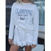 image:imageSWOMOG Satin Silk Lace Shorts for Women Lace Trim Micro Mini Shorts Slip Pj Bottoms Knickers BoxerWhite