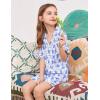 image:imageSWOMOG Unisex Girls Boys Soft Pajamas Set ButtonDown PJs Short Sleeve Sleepwear Toddler Cute Lounge Sets2 Pocketblue Monkey