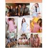 image:imageSWOMOG 100 Cotton Women Pajama Set 2 Piece Gingham Pjs Set Short Sleeve Plaid Sleepwear Button Down Lounge SetPink Plaid