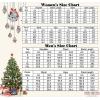 image:imageSWOMOG Couple Matching Pajamas Set Christmas Pajamas Long Sleeve Button Down Pj Set Festival Party Xmas SleepwearBlack Christmas Tree