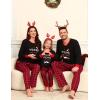 image:imageSWOMOG Couple Pajamas Sets Christmas Matching Long Sleeve Sleepwear Pjs Women amp Men Soft 2 Pieces Loungewear