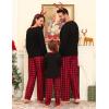 image:imageSWOMOG Couple Pajamas Sets Christmas Matching Long Sleeve Sleepwear Pjs Women amp Men Soft 2 Pieces Loungewear