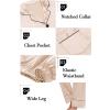 image:imageSWOMOG Couples Matching Pajamas Sets Women amp Men Silk Satin Long Sleeve Button Down Sleepwear 2 Pcs Classic LoungewearChampagne