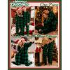 image:imageSWOMOG Couples One Piece Pajamas Sets Christmas Men amp Women Fleece Winter Loungewear ZipUp Jumpsuit with Pockets PjsBig Plaid Black and Green