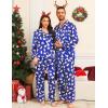 image:imageSWOMOG Couples Pajamas Sets Silk Satin Long Sleeve Sleepwear Button Down Loungewear Pjs Set Classic Pajama SXXLPolar Bear