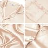 image:imageSWOMOG Couples Pajamas Womens ampMens Matching Pajamas Set Silk Satin Pj Set Long Sleeve Button Down Sleepwear 2 Pcs LoungewearChampagne