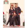 image:imageSWOMOG Familiy Pajamas Set for Christmas Matching Pj Sets Womens Mens Kids Soft Pjs Long Sleeve Sleepwear Lounge Sets Outfits Candy Cane