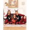 image:imageSWOMOG Family Christmas Pjs Matching Sets Christmas Pajamas for Family Xmas Jammies Set Christmas Holiday SleepwearChristmas Deer Head