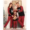 image:imageSWOMOG Family Christmas Pjs Matching Sets Christmas Pajamas for Family Xmas Jammies Set Christmas Holiday SleepwearGold Letter Deer