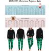 image:imageSWOMOG Family Christmas Pjs Matching Sets Christmas Pajamas for Family Xmas Jammies Set Christmas Holiday SleepwearGreen Black Plaid