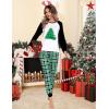 image:imageSWOMOG Family Christmas Pjs Matching Sets Christmas Pajamas for Family Xmas Jammies Set Christmas Holiday SleepwearGreen Christmas Tree