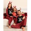 image:imageSWOMOG Family Christmas Pjs Matching Sets Christmas Pajamas for Family Xmas Jammies Set Christmas Holiday SleepwearMerry Chrismas