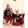 image:imageSWOMOG Family Christmas Pjs Matching Sets Christmas Pajamas for Family Xmas Jammies Set Christmas Holiday SleepwearZ  Red Santa Clauspullover