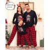 image:imageSWOMOG Family Christmas Pjs Matching Sets Christmas Pajamas for Family Xmas Jammies Set Christmas Holiday SleepwearZ  Red Santa Clauspullover