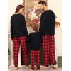 image:imageSWOMOG Family Christmas Pjs Matching Sets Christmas Pajamas for Family Xmas Jammies Set Christmas Holiday SleepwearZ  Red Santa Clauspullover