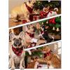 image:imageSWOMOG Family Matching Pajamas Set Silk Satin Button Down Sleepwear Long Sleeve Nightwear 2 Pcs Pj SetRed Black Grid